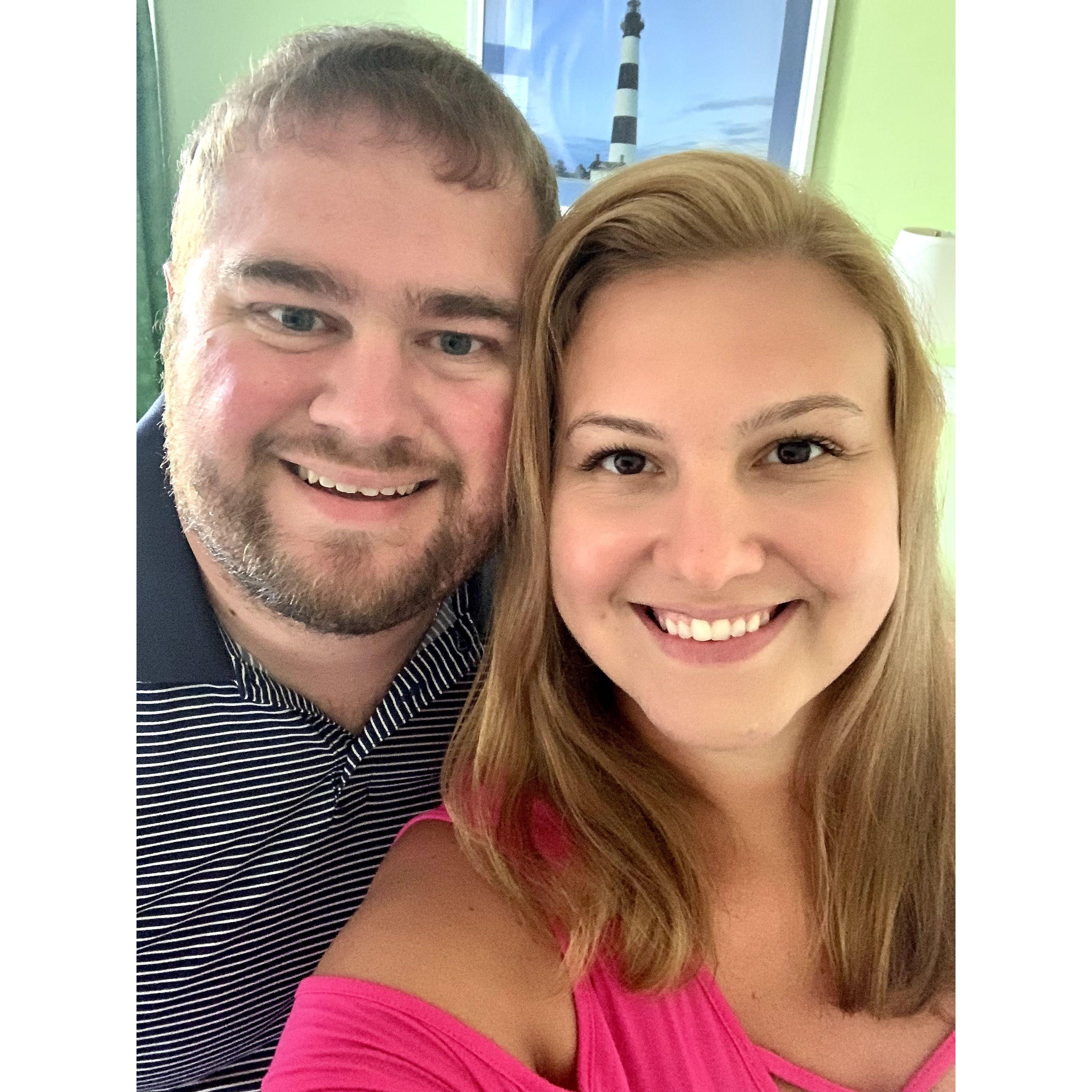 First vacation we took together, Outer Banks, NC!