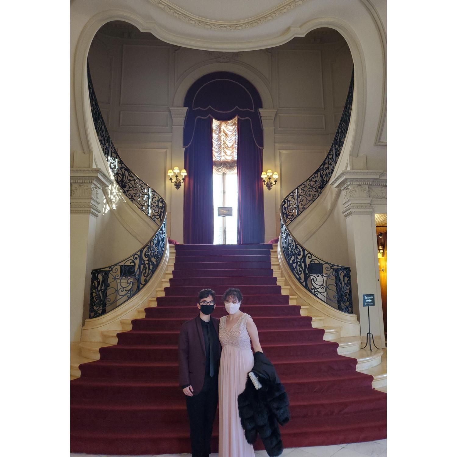Our first anniversary - the Rosecliff Mansion in Newport