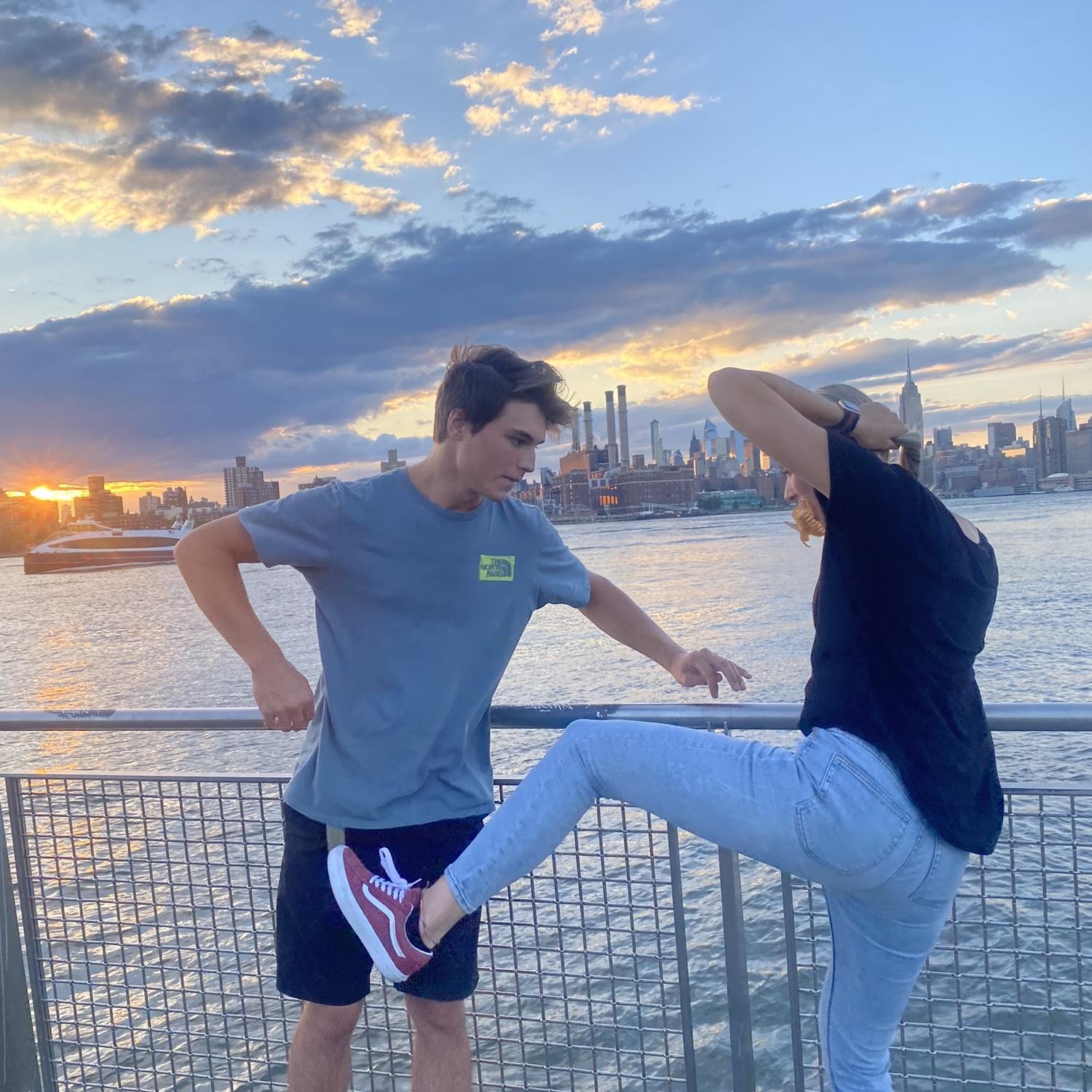 Our first ever trip together! We went to Brooklyn to visit Kate's maid of honor, Eliza!
