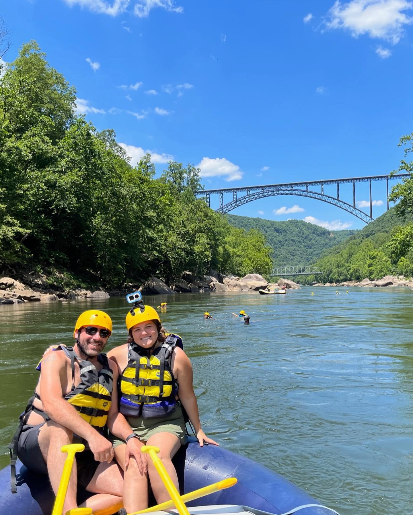 White Water Rafting the New River Gorge - West Virginia for Ryan's 40th bday