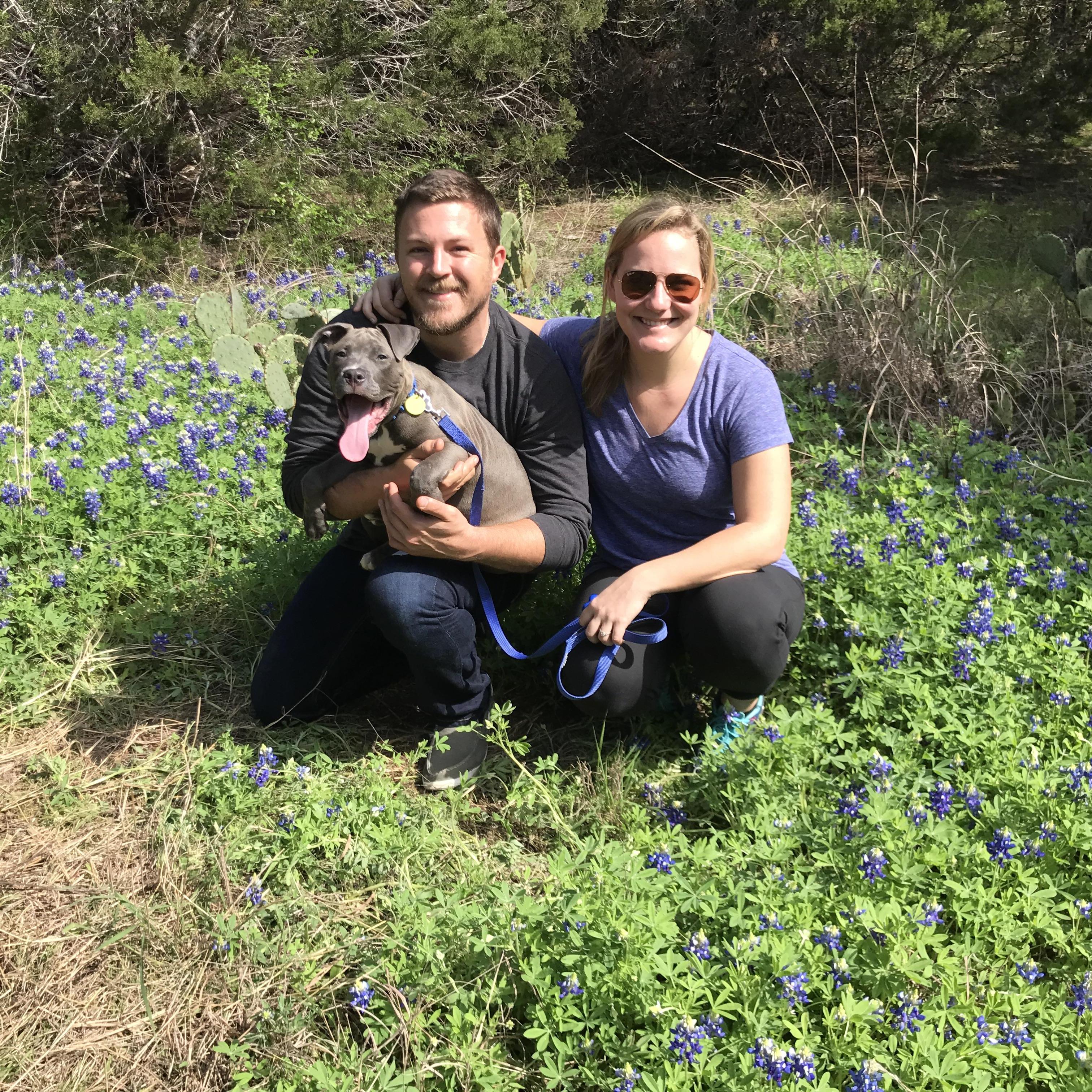 Hiking with our pup, Cooper!