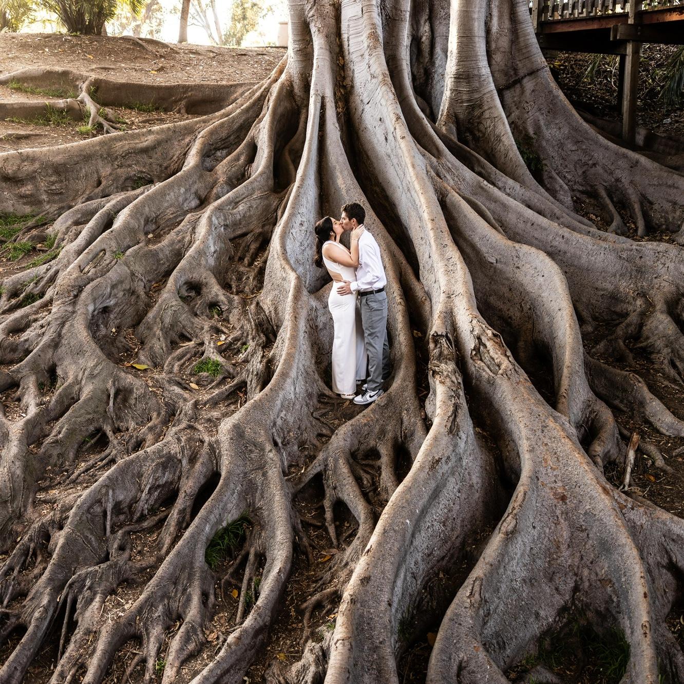 Engagement photos in Balboa Park