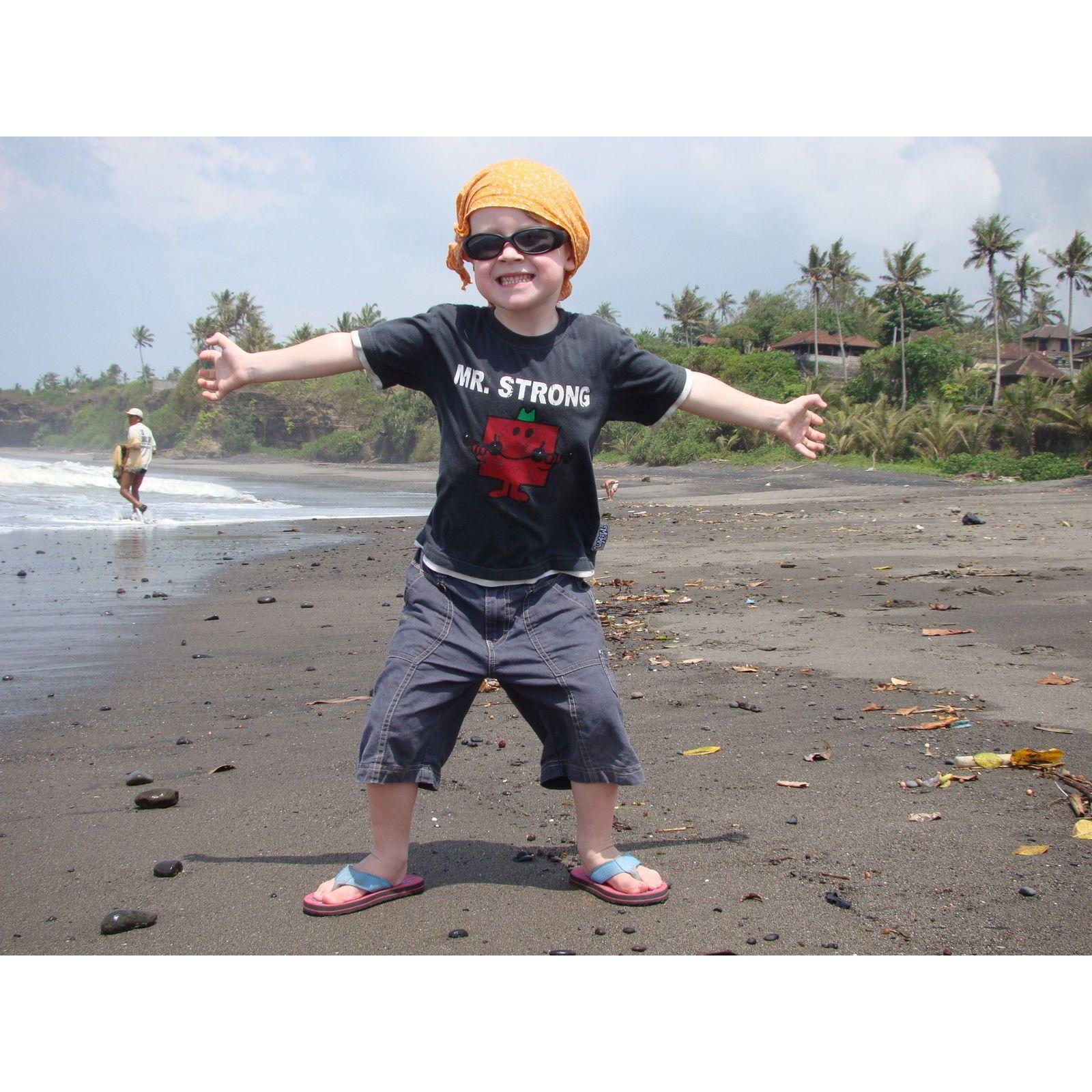 Quinten in Greece as a child.