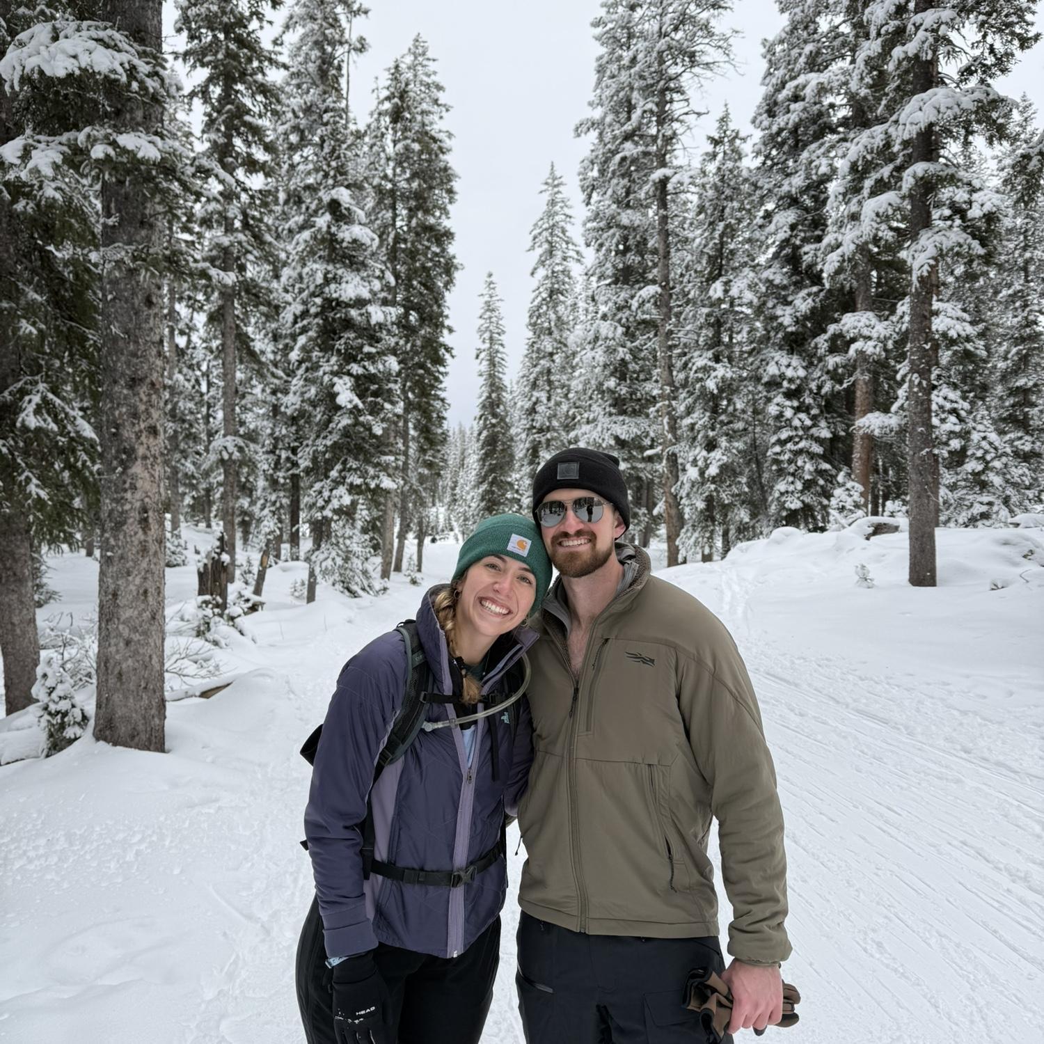 Snowshoeing with Sammy, December 2025