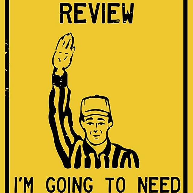 Toothsome Studios Upon Further Review I'm Going to Need Another Drink 12" x 8" Funny Tin Football Sign Man Cave Garage Home Sports Bar Pub Decor