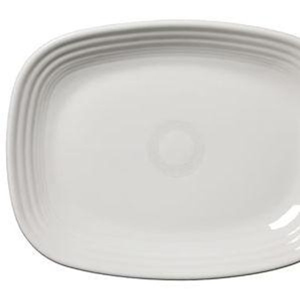 Fiesta 12 Inch Large Rectangular Platter - White
