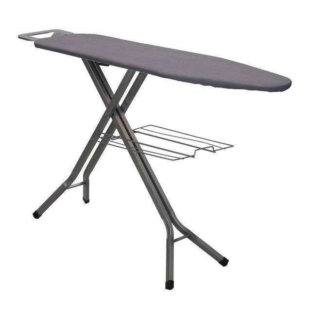 Household Essentials Ironing Center Mesh Steel Top Silver