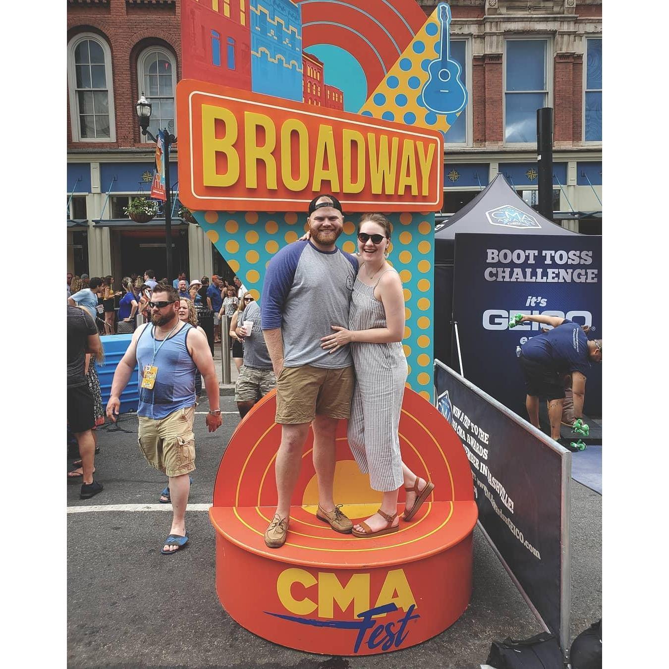 Nashville locals on Broadway