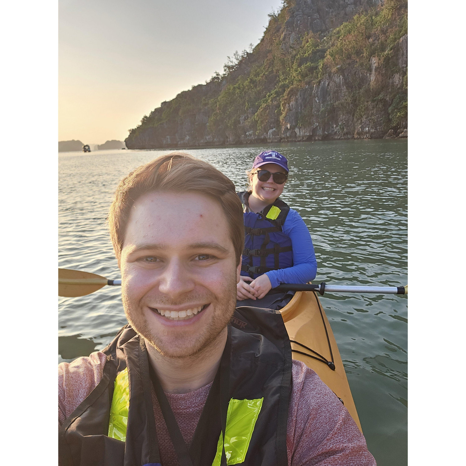 Kayaking in Ha Long Bay