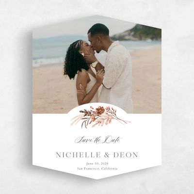 White Diamond Wedding Save the Date - Viva Photo