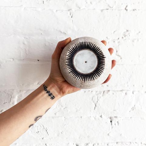 Incense Burner: New Sun White