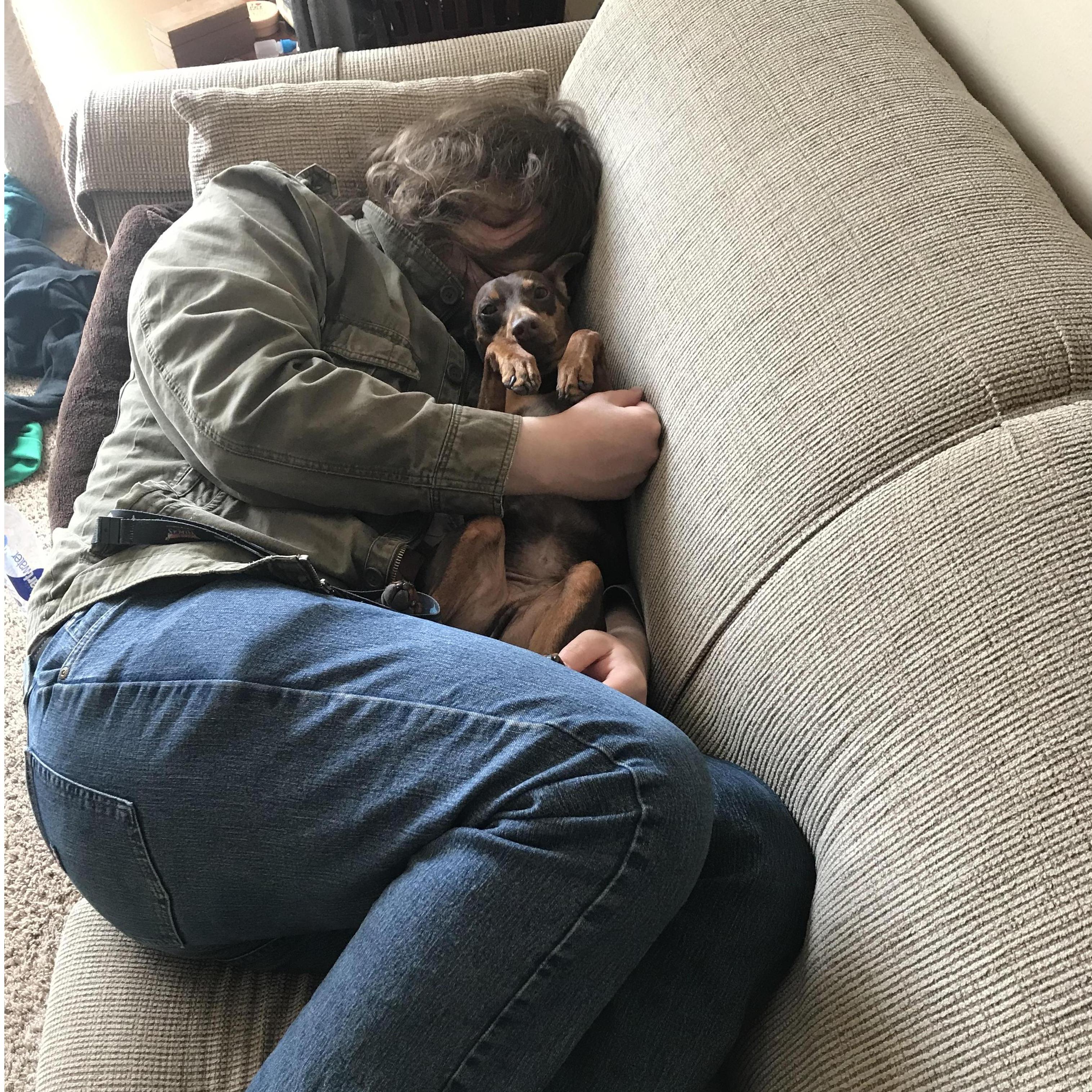 cuddles