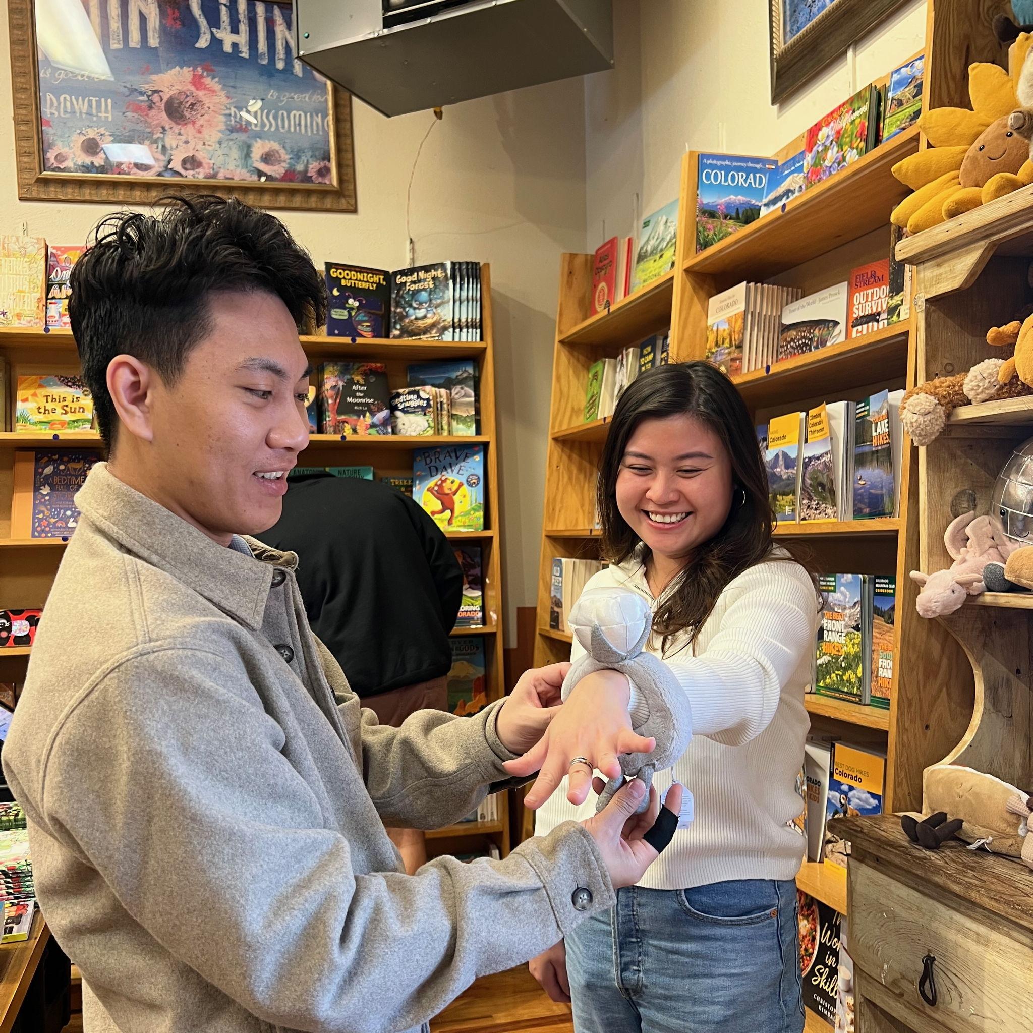 When Hai pre-proposed with a Jelly cat