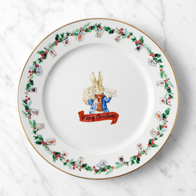 Peter Rabbit™ Christmas Dinner Plates, Set of 8