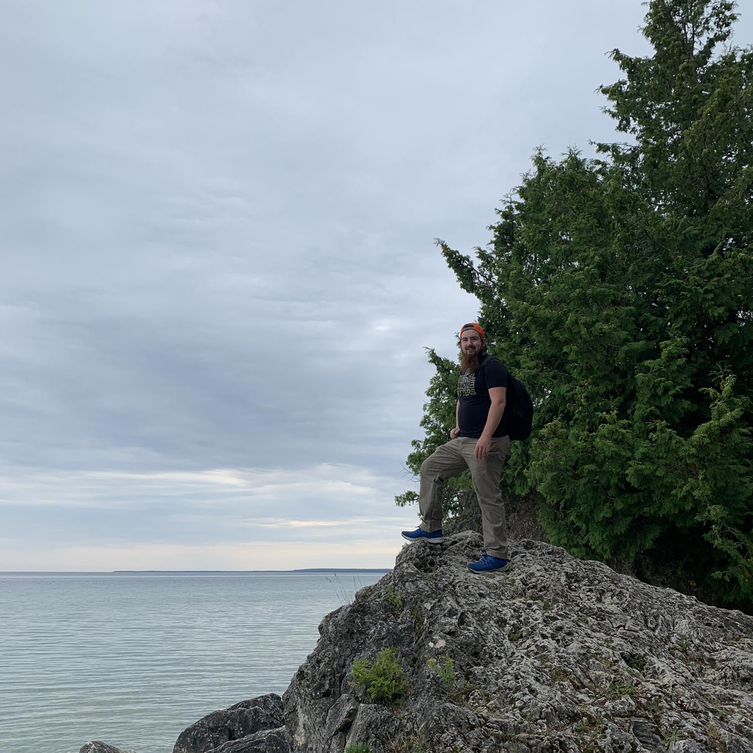 Anthony at Mackinaw Island