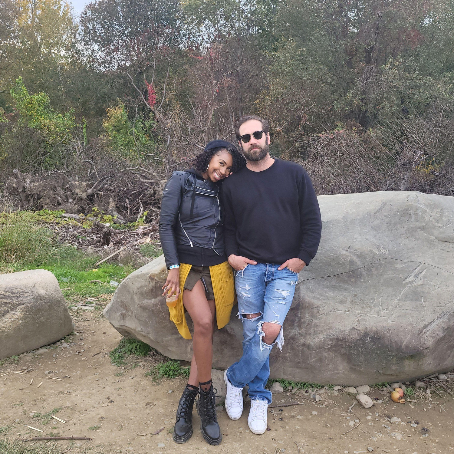 Fall pumpkin-picking with friends!