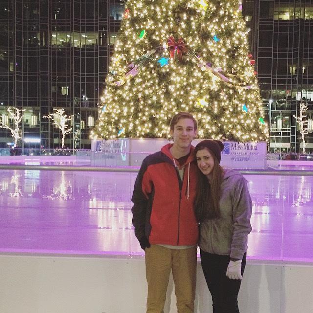 Our very first date! We have made a point to go back to the tree almost every year since!