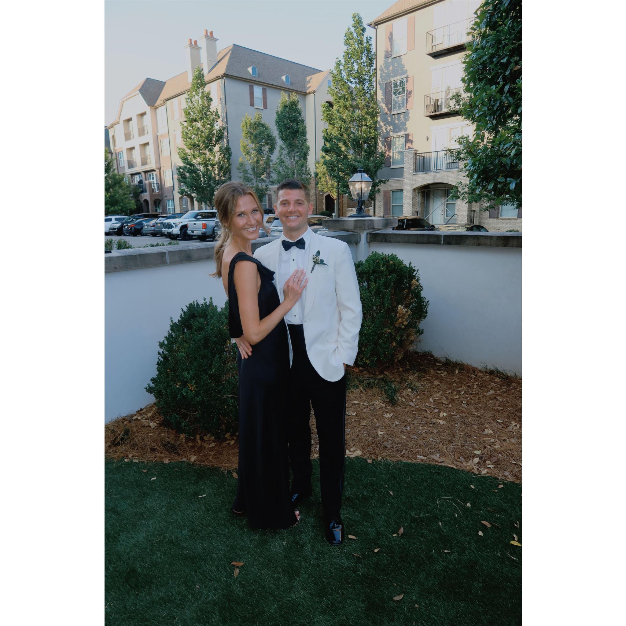 At Liam and Courtney Friel's Wedding in June of 2023