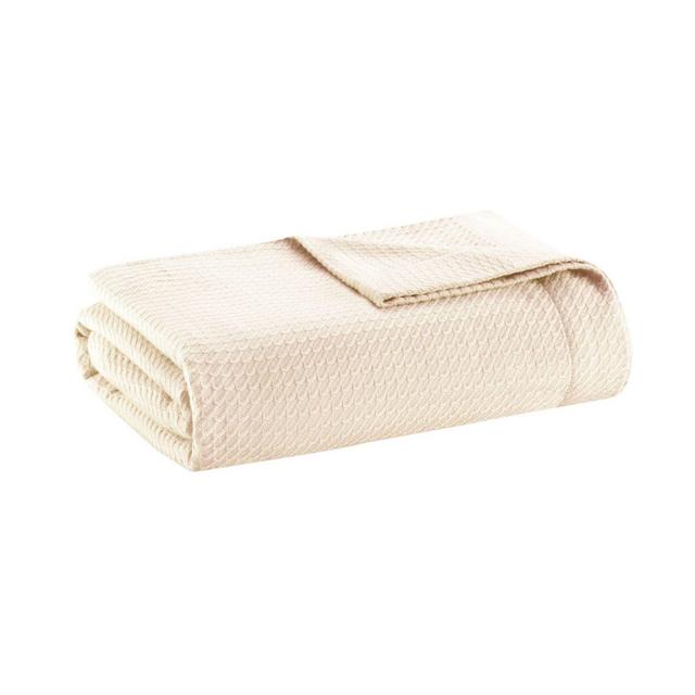 Madison Park Egyptian Cotton King Blanket in Ivory