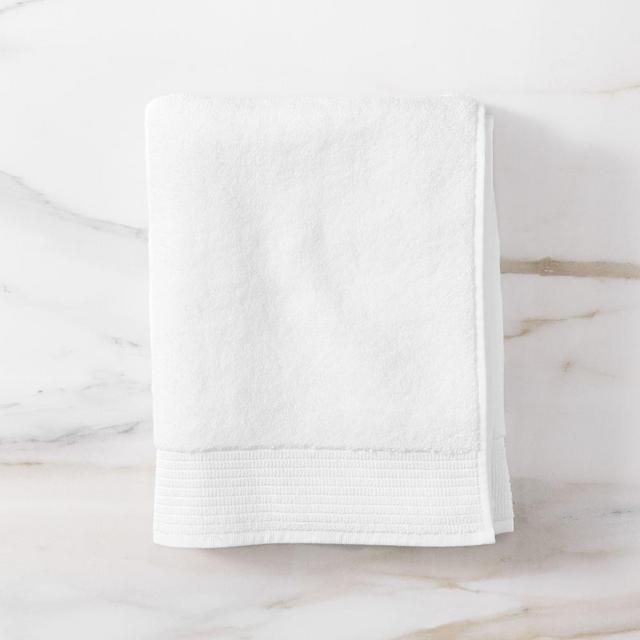 Organic Premium Towel, Bath Towel, White 