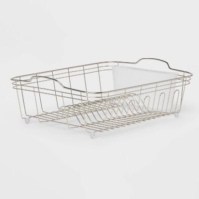 Wire Dish Rack Large Satin Nickel - Threshold™