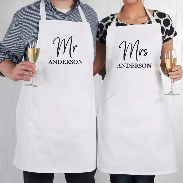Classic Elegance Wedding Apron