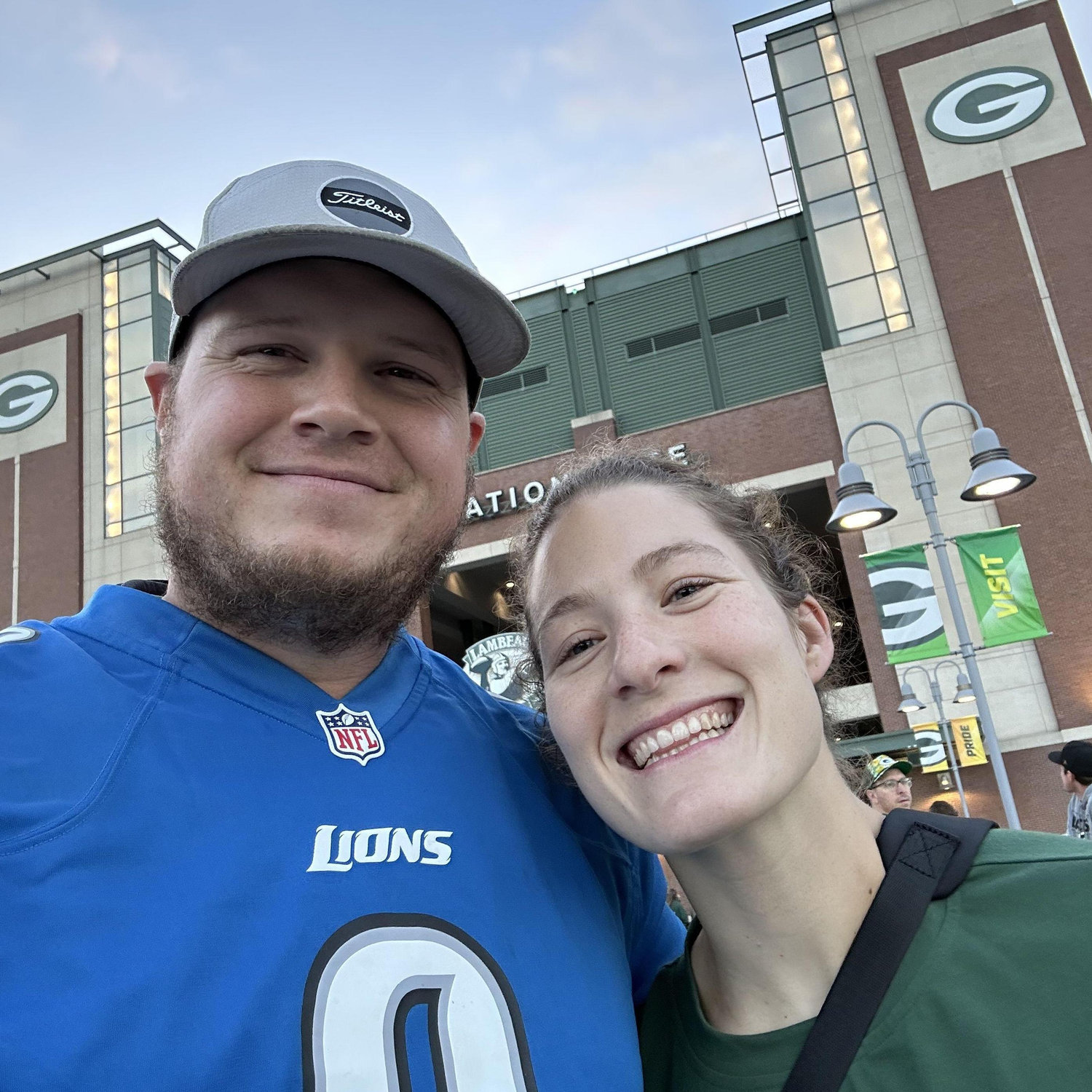 Lions and Packers Game, yes the Lions won