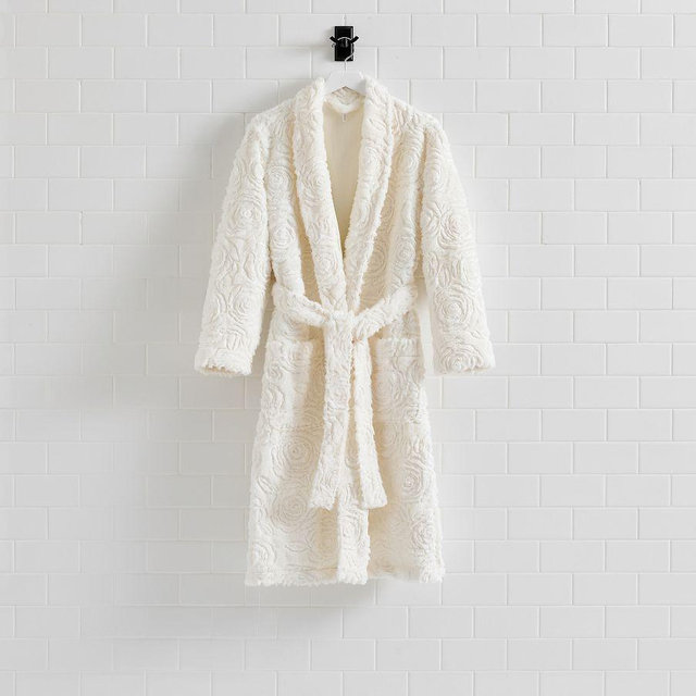 LoveShackFancy Floral Robe, Multi, Small