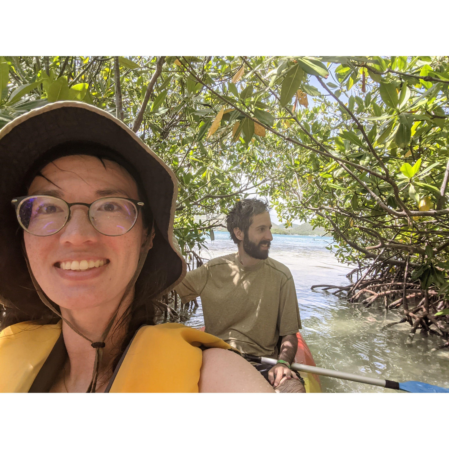 Mangrove canoeing in southern Puerto Rico