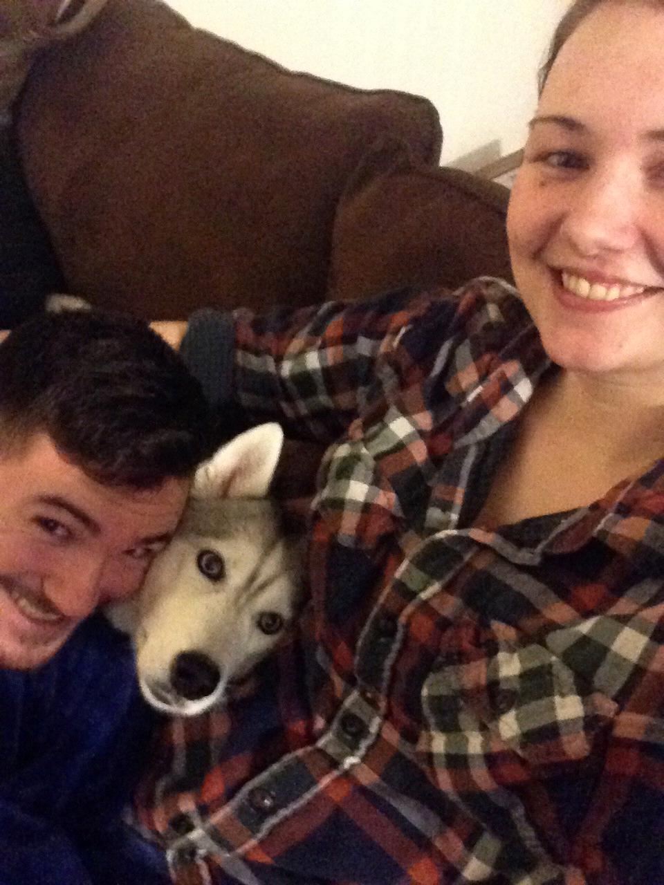 January 2016 - shortly after we first moved in together