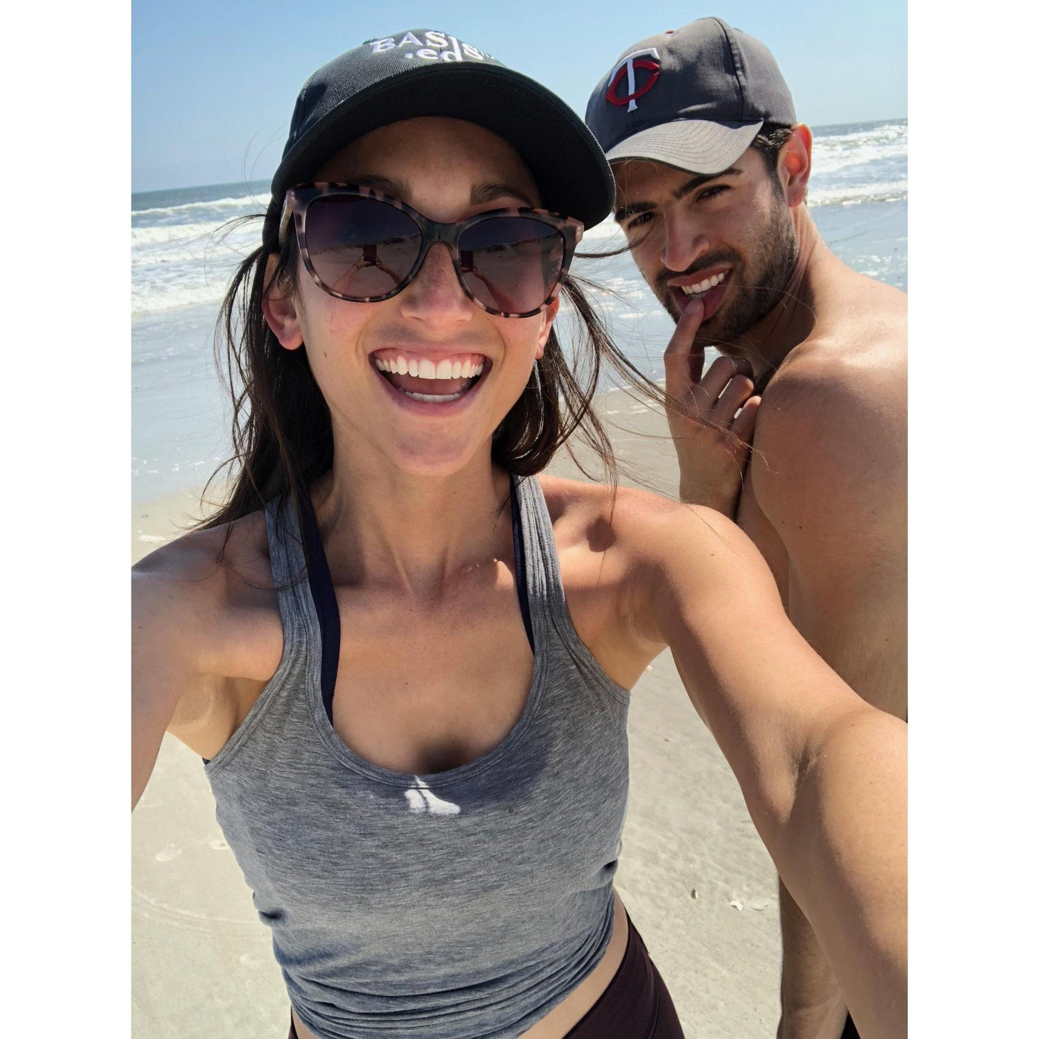 Beach camping (Bear Island, North Carolina)