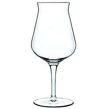Luigi Bormioli Birrateque Craft Beer Glasses Tester (Set of 2), 14.25 oz, Clear