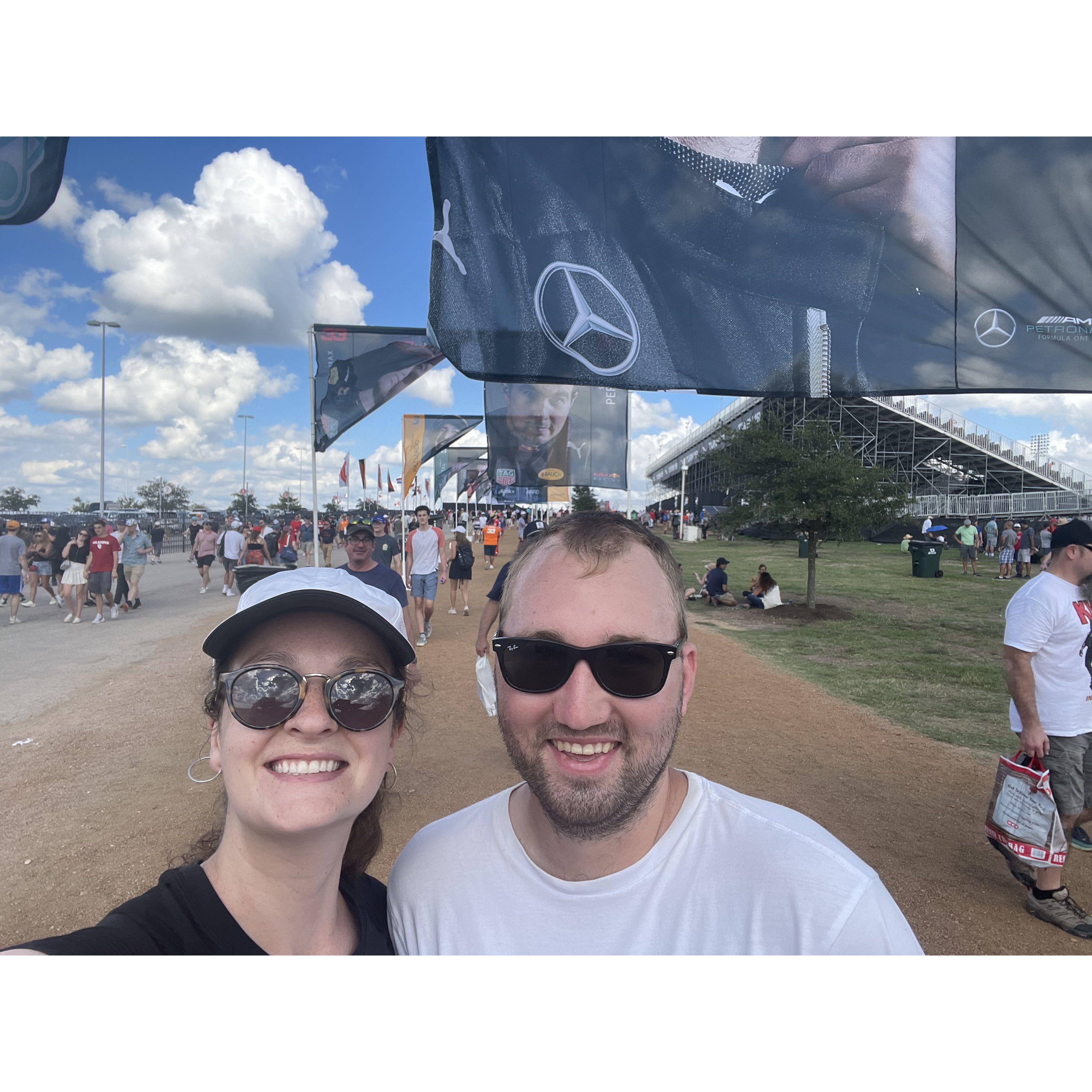 We went to our first Formula 1 race in 2022