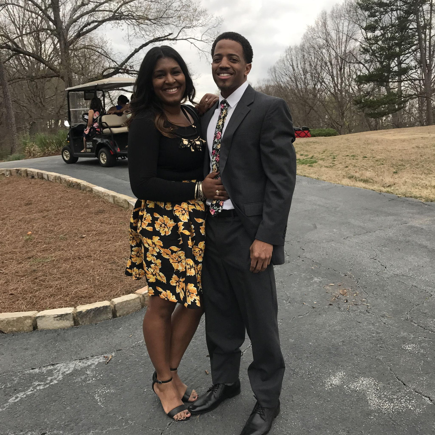 OUR FIRST WEDDING TOGETHER!