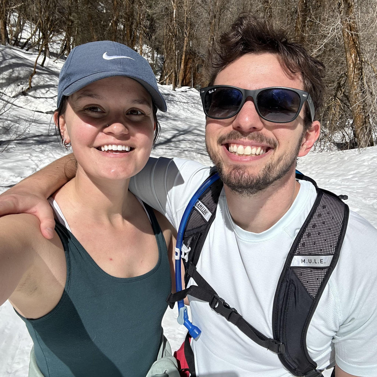 Snow hiking!!