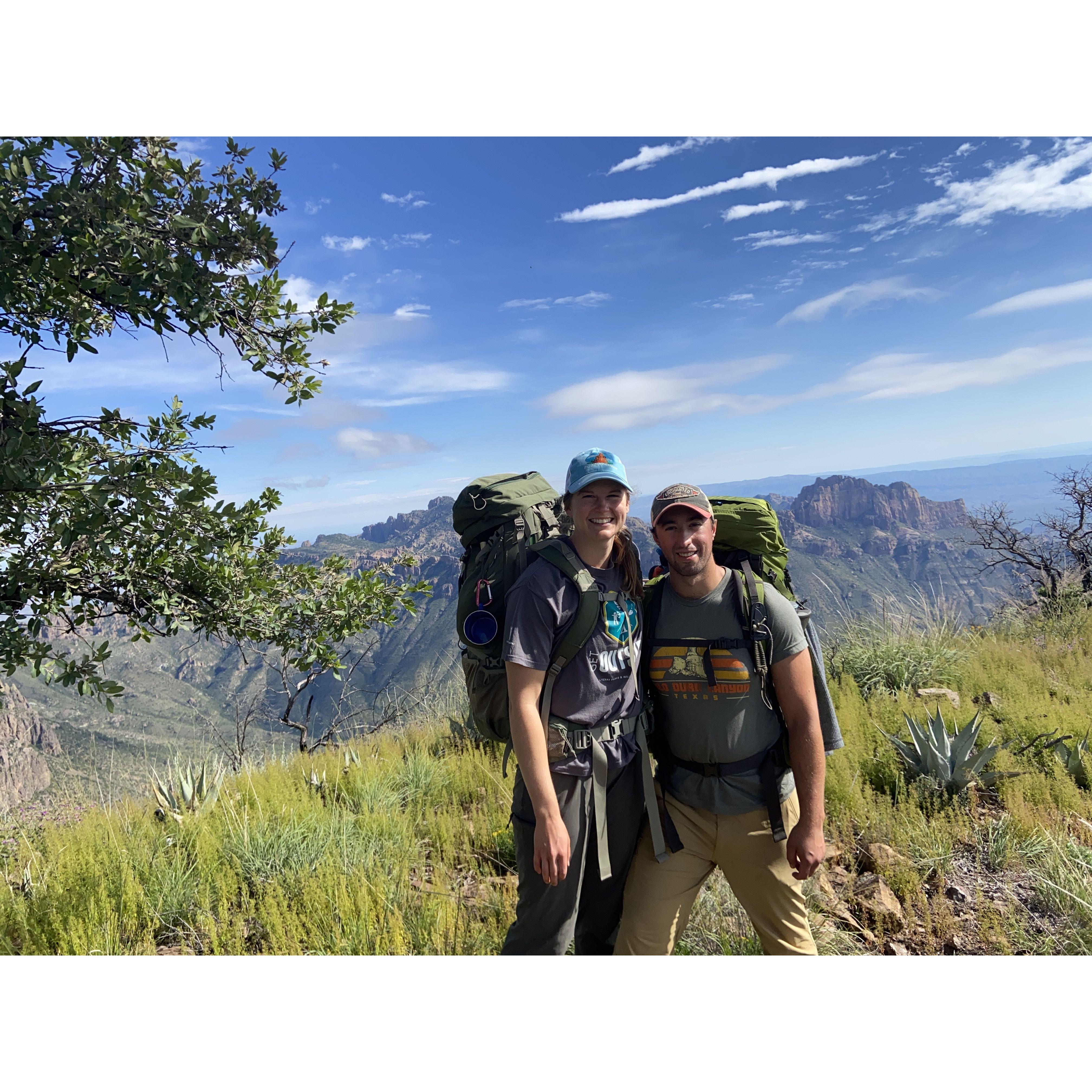 Hiking in Big Bend, October 2022