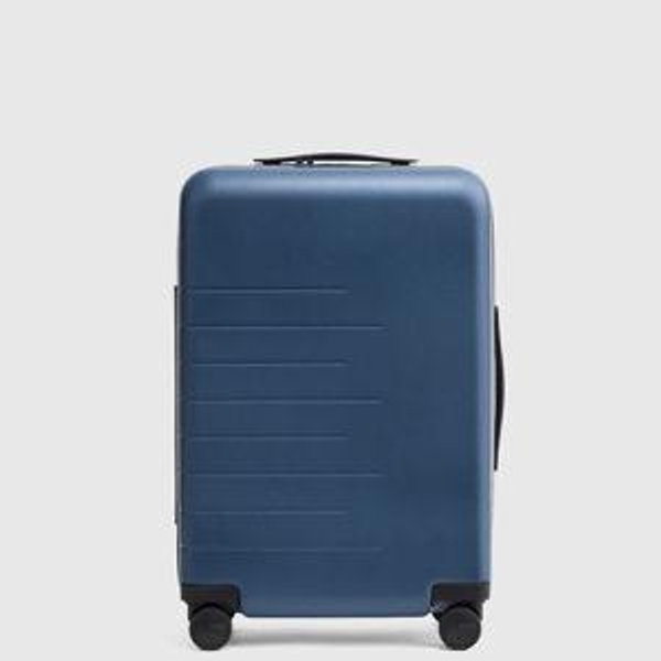 Expandable Carry-On Suitcase in Navy