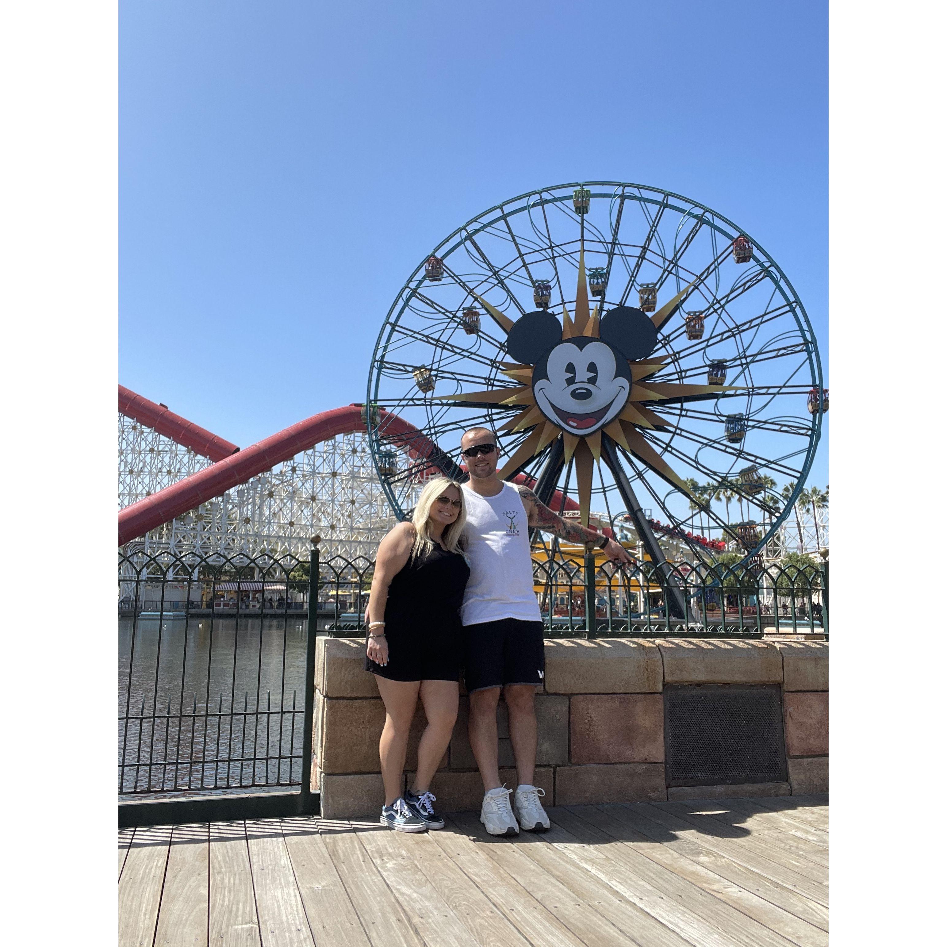Our first trip to Disneyland together!