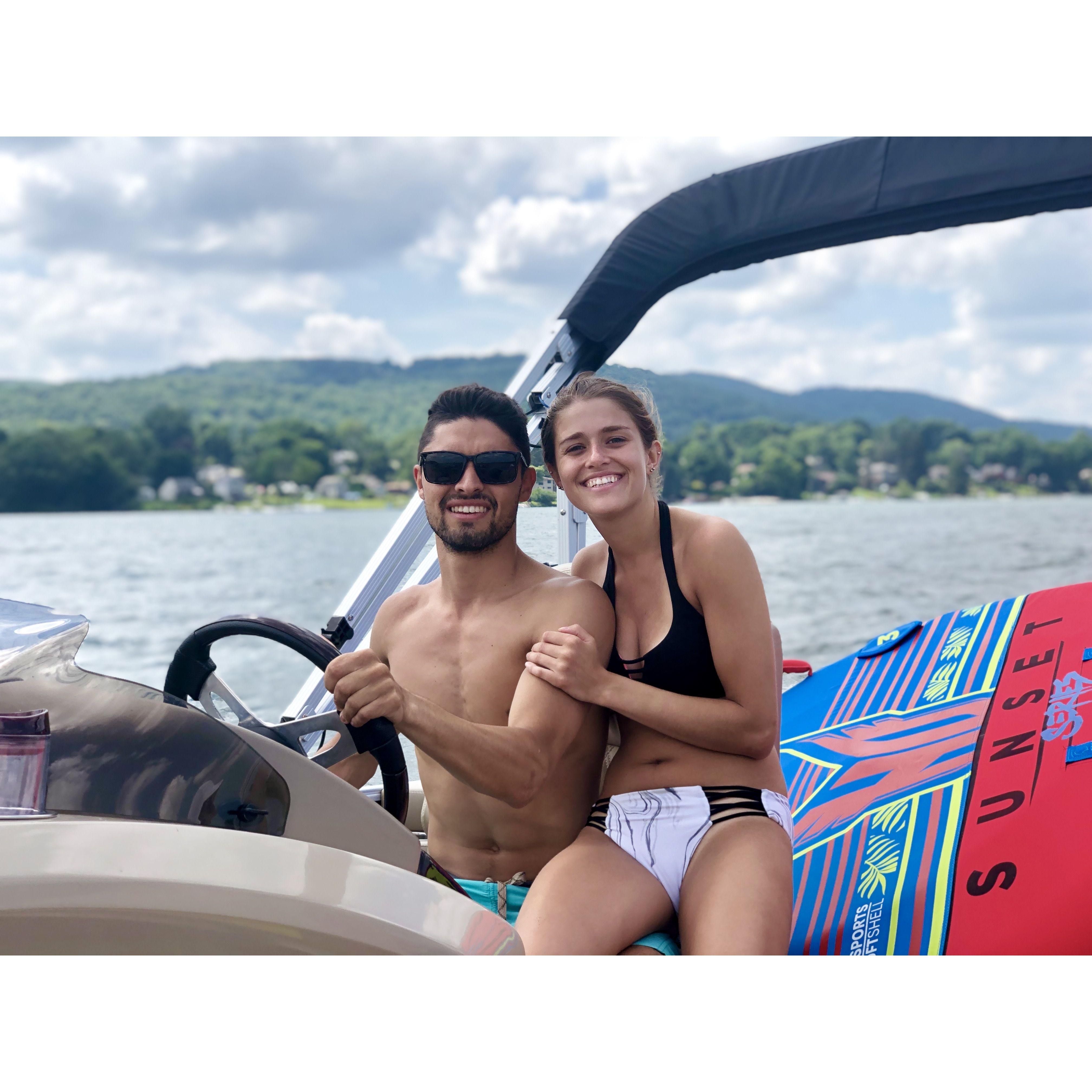 Boating on Candlewood Lake