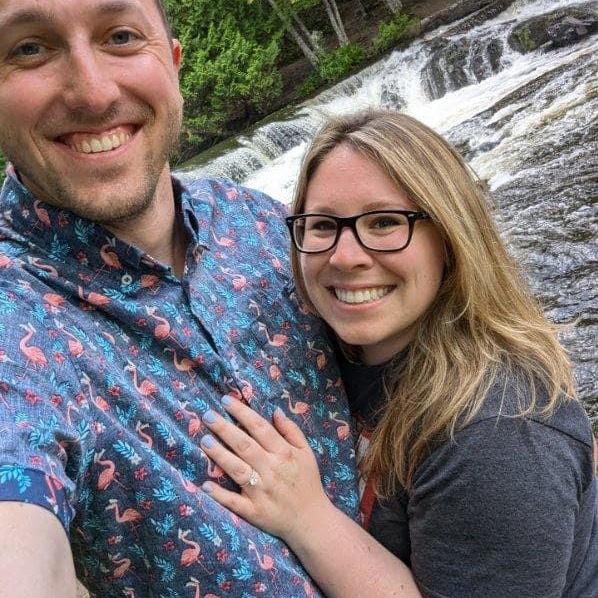 The day we got engaged!