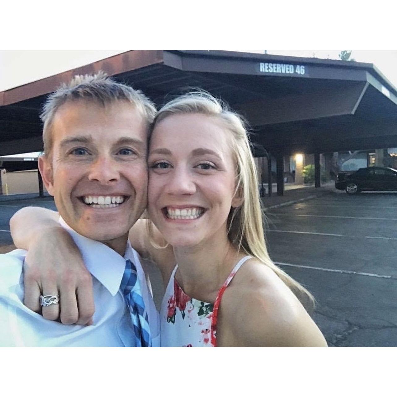 One of our first pictures together.