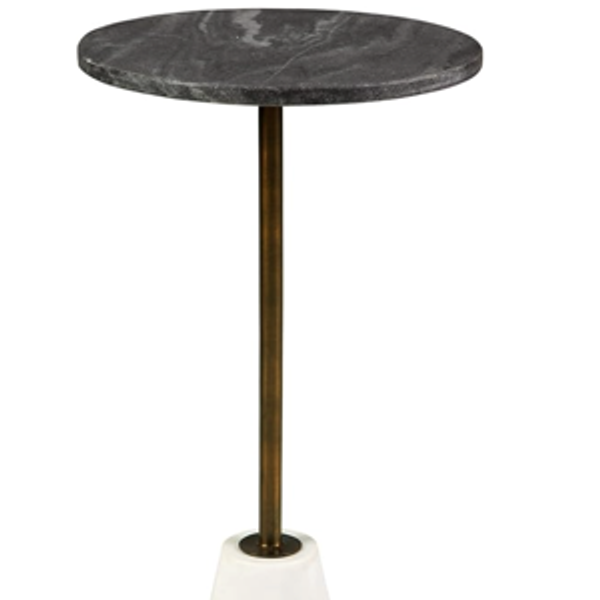 Signature Design by Ashley Caramont Accent Table, Black & White