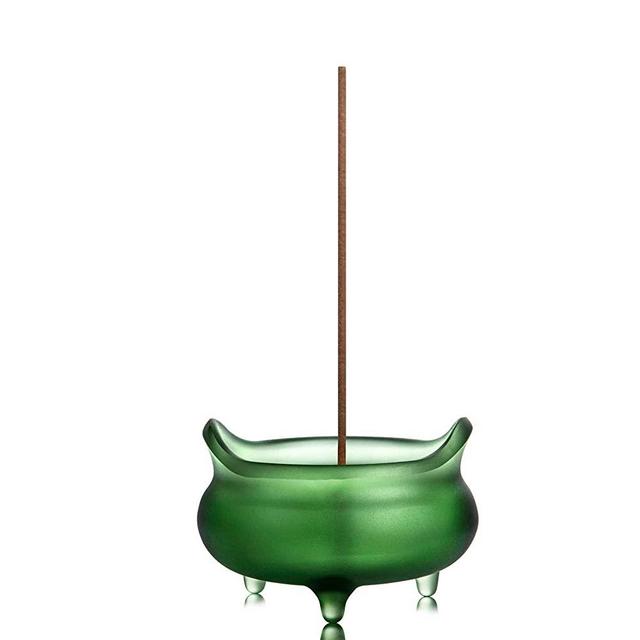 Handmade Incense Burner Holder, Tripod Stick Incense Burner, Crystal Ash Catcher Aromatherapy for Home Decor Office Yoga Meditation