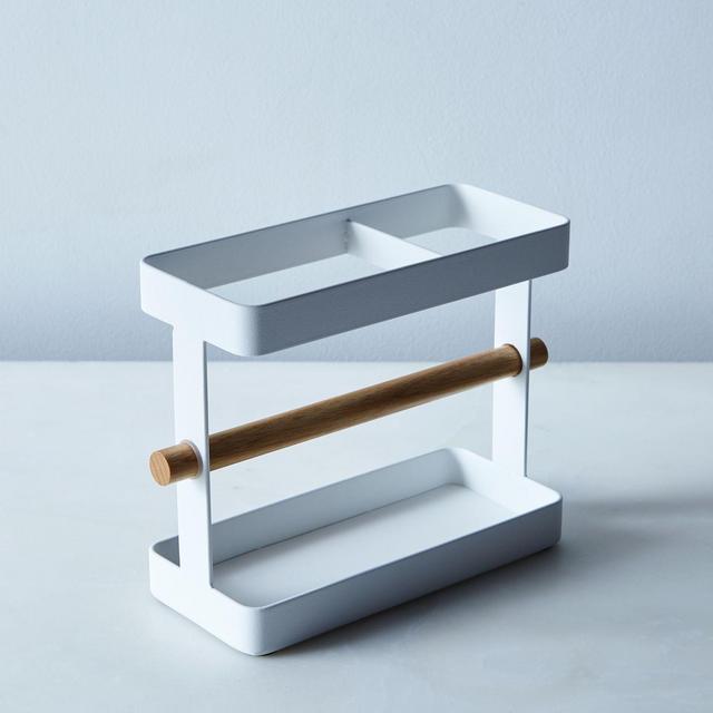 Steel & Wood Kitchen Tool Stand