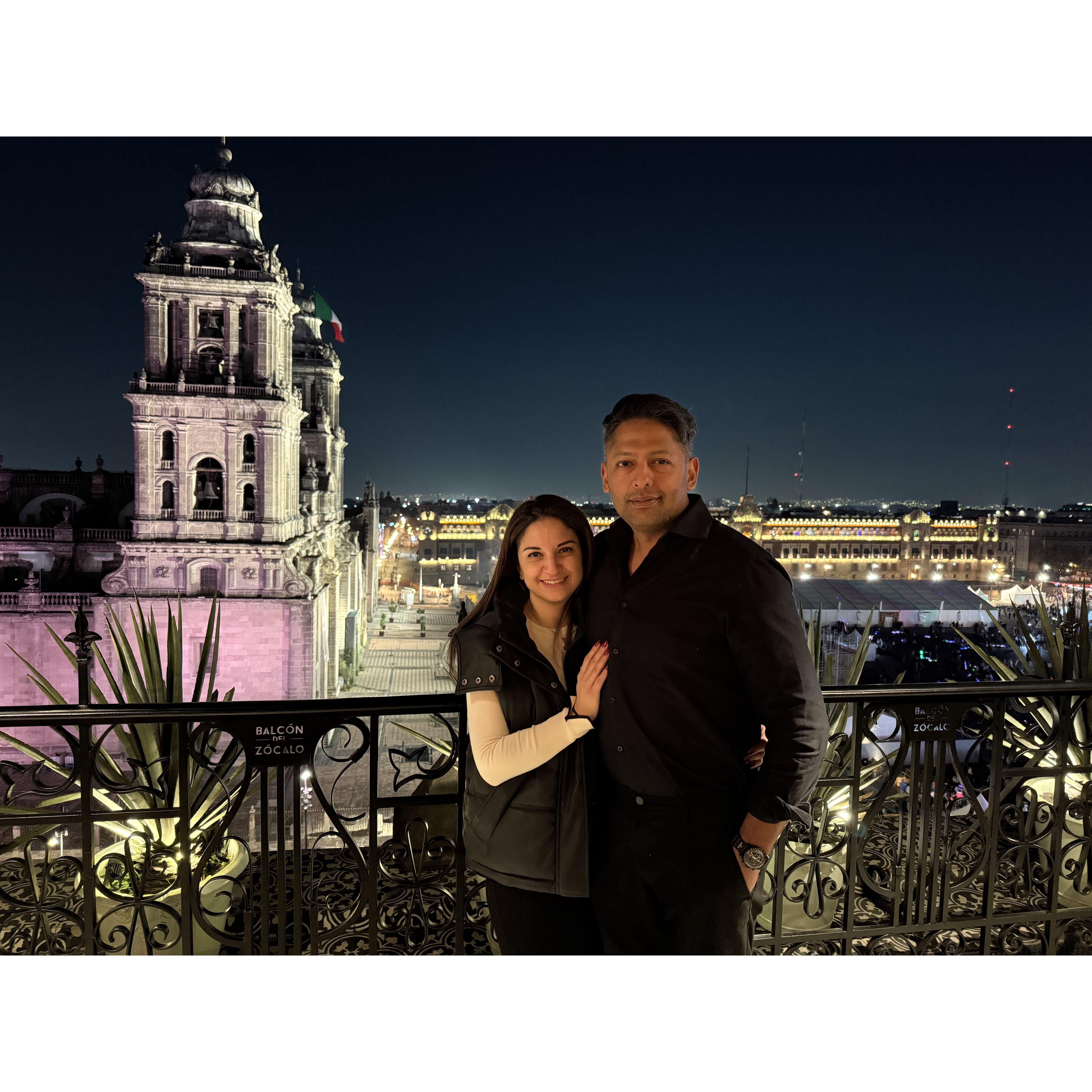 Our first trip together in Mexico City