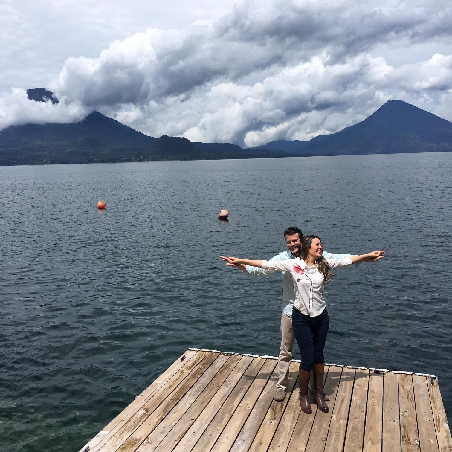 Lake Atitlan - day after our engagement