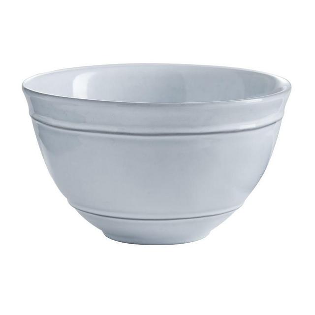 Cambria Recycled Stoneware Cereal Bowls, Set of 4 - Fog