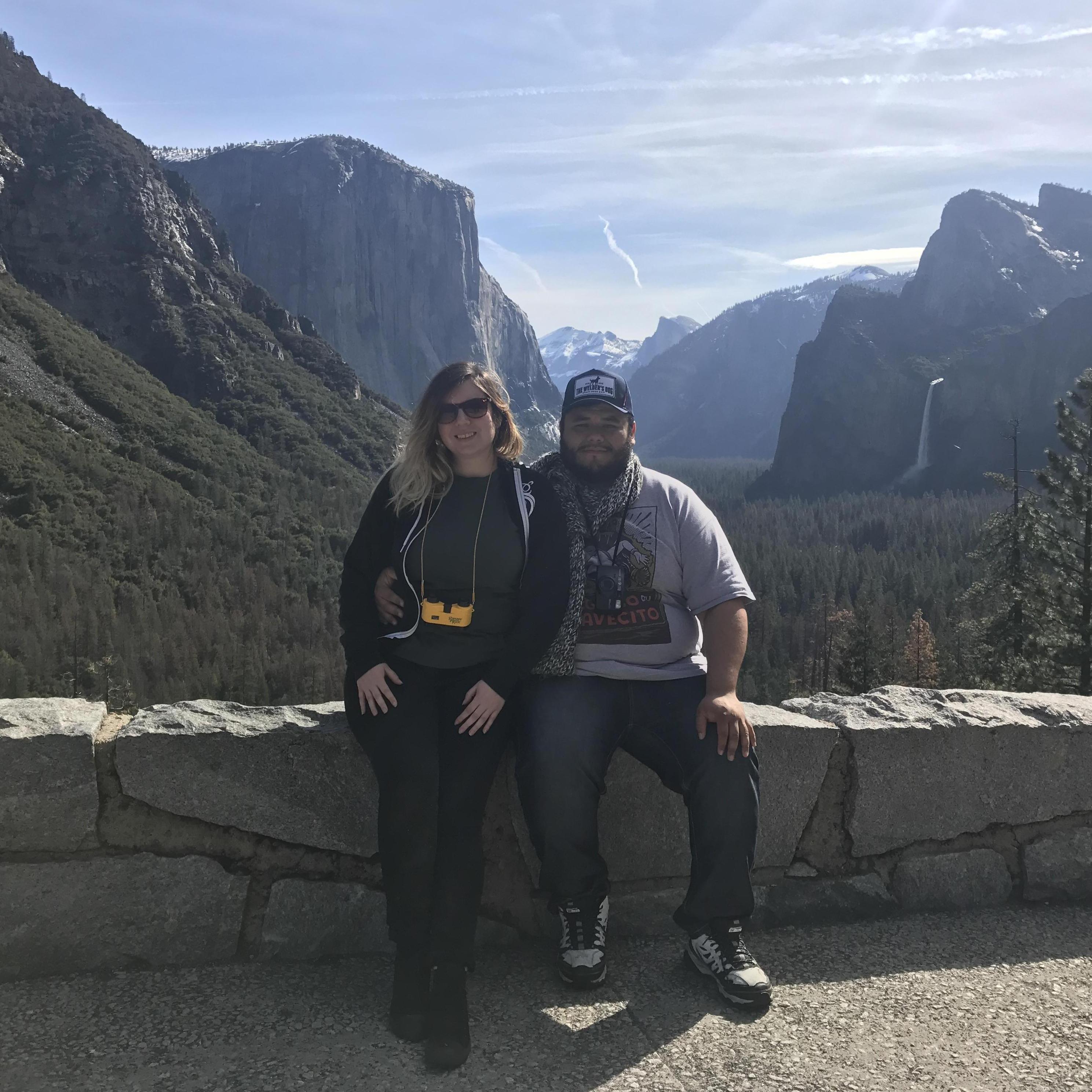 We love to glamp! Yosemite with friends, April 2017.