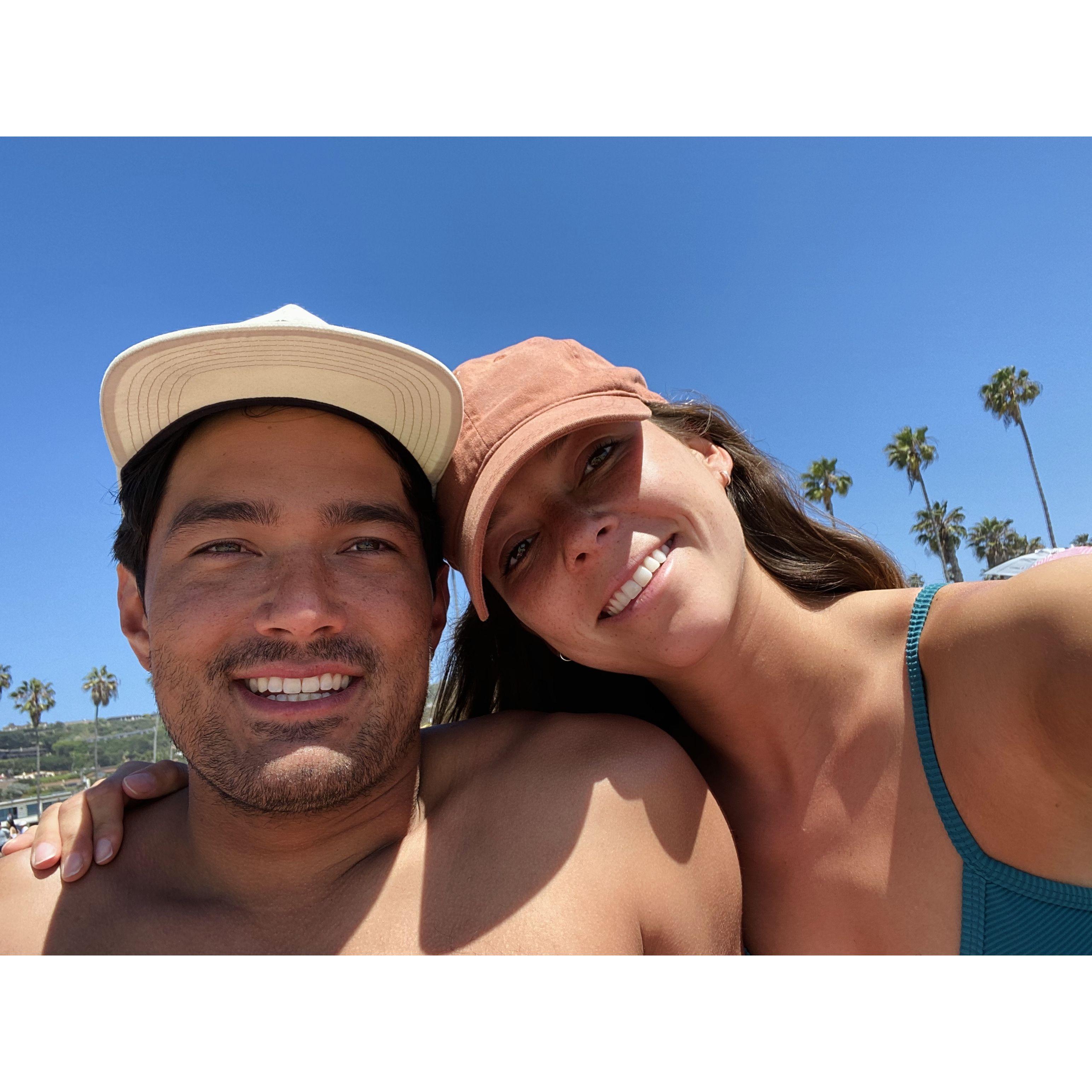 San Diego beach day