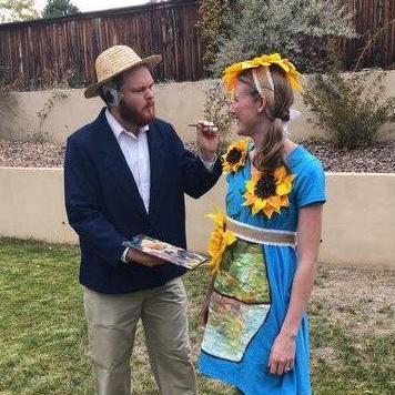 Van Gogh and his sunflowers